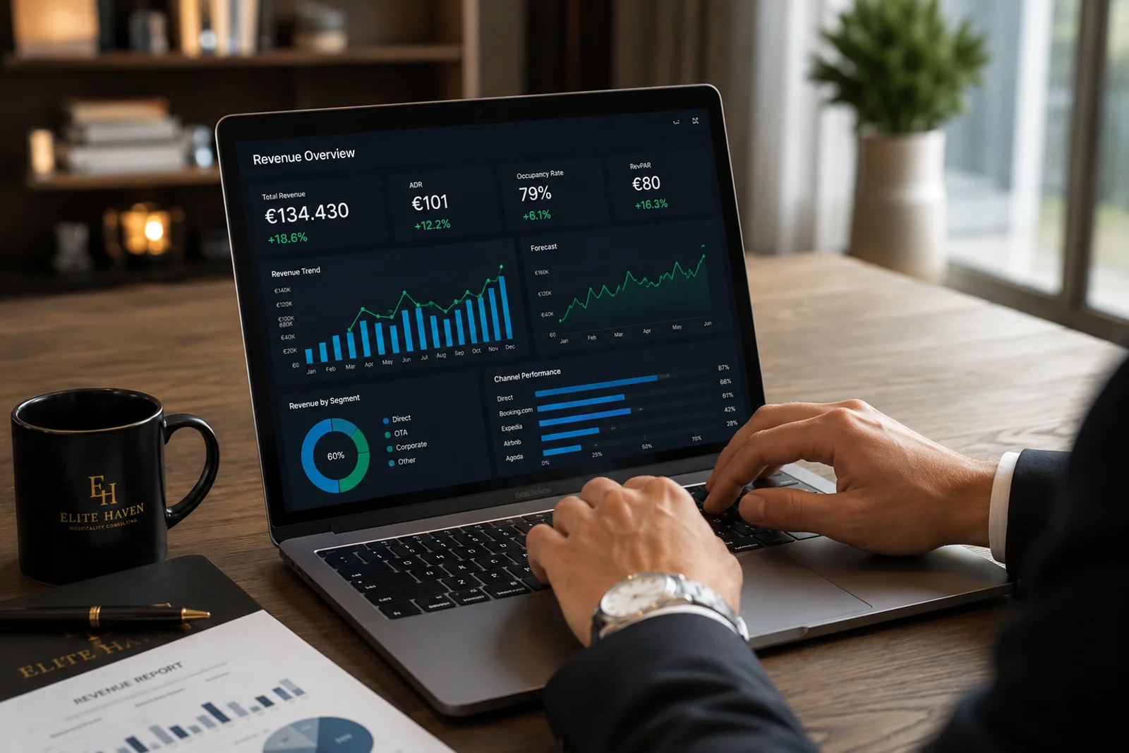 Dashboard di revenue management e analisi dei dati